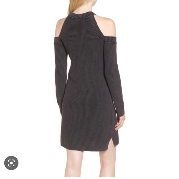 Rag & Bone Jean Dana Cold Shoulder Knit Sweater Dress - Picture 2 of 10